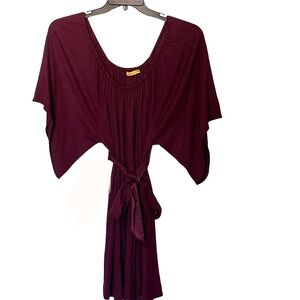 Alive + Olivia Burgandy mini Dress, S